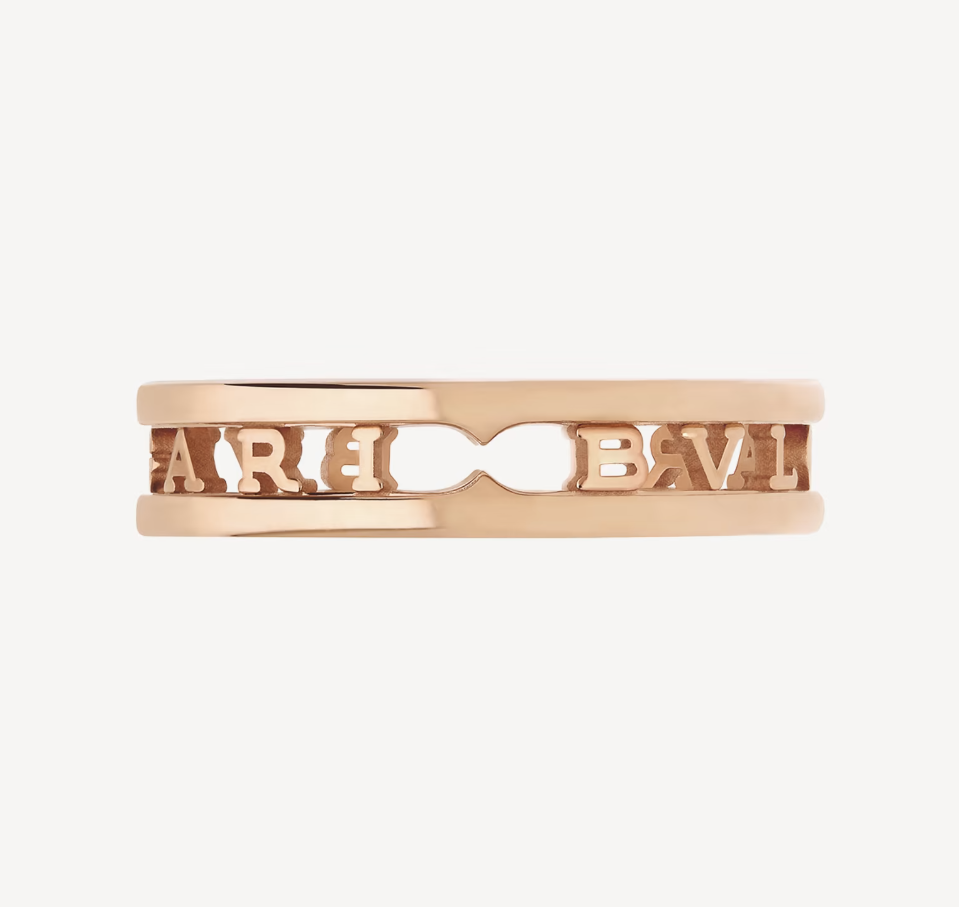 [Revel]ZERO 1 ONE-BAND WITH OPENWORK LOGO SPIRAL RING