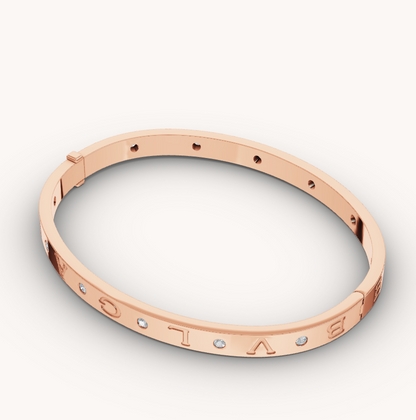 [Revel]ZERO 1 PINK GOLD 12 DIAMONDS BRACELET