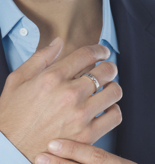 [Revel Jewelry]ALLIANCE LIENS VIDENCE 4MM RING