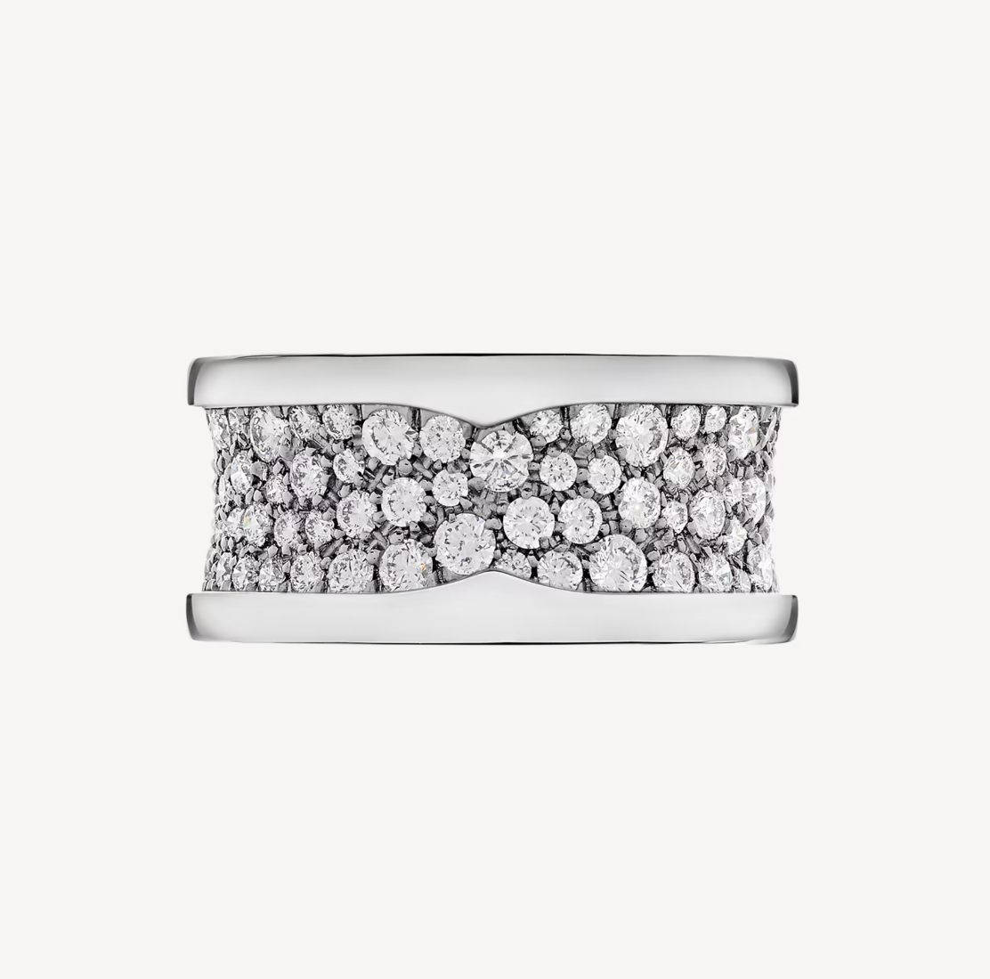 [Revel]ZERO 1 WITH PAVED DIAMONDS ON THE SPIRAL RING
