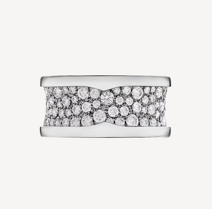 [Revel]ZERO 1 WITH PAVED DIAMONDS ON THE SPIRAL RING