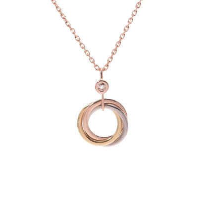 [Revel Jewelry]TRINITY HALSKETTE SILBER GOLD ROSÉGOLD