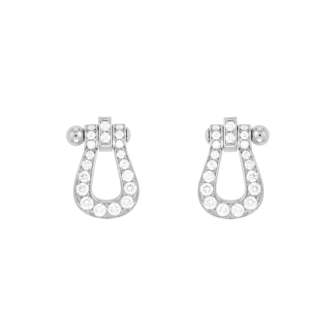 [Revel Jewelry]FORCE 10 FULL DIAMOND STUD EARRINGS MINI MODEL