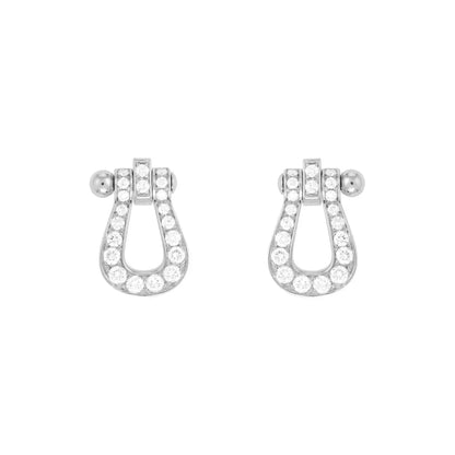 [Revel Jewelry]FORCE 10 FULL DIAMOND STUD EARRINGS MINI MODEL