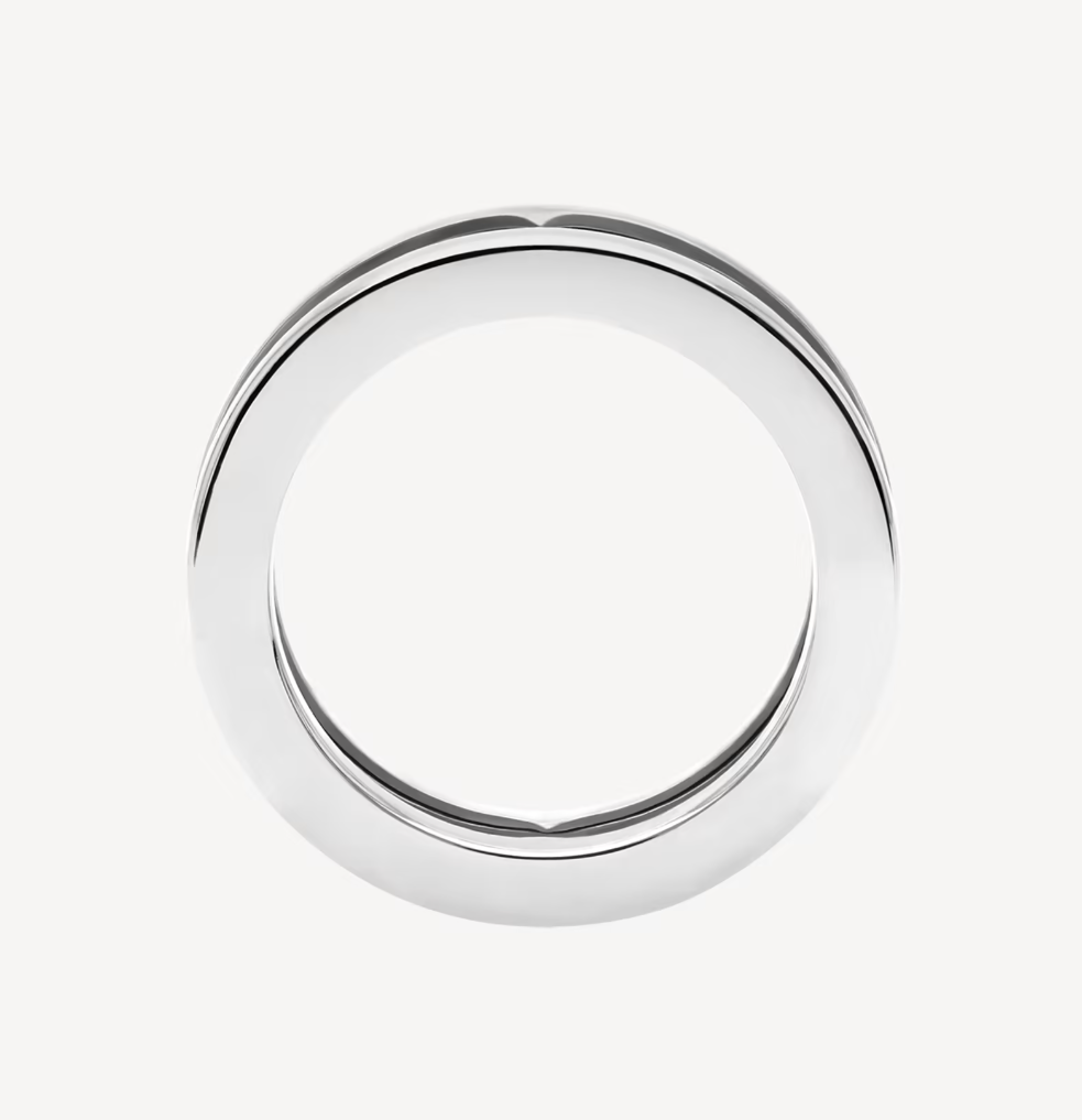 [Revel]ZERO 1 ONE-BAND WITH OPENWORK LOGO SPIRAL RING