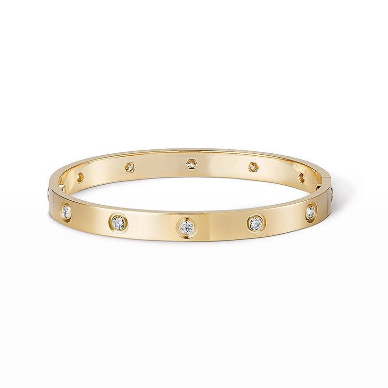 [Revel Jewelry]LOVE BRACELET 6.1MM 10 DIAMONDS