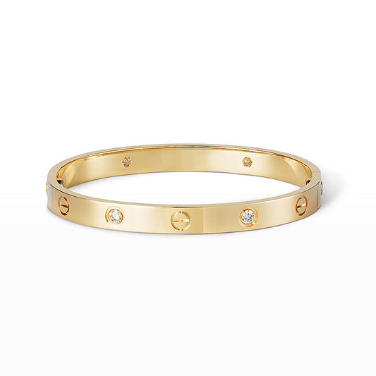 [Revel Jewelry]LOVE BRACELET 6.1MM 4 DIAMONDS