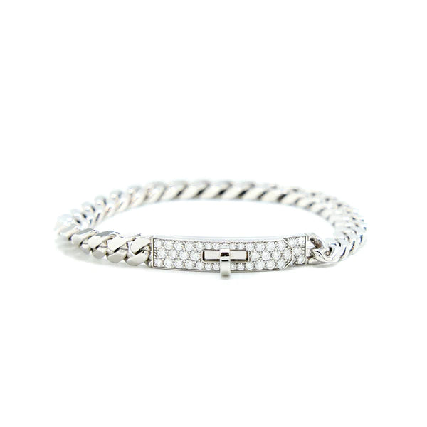 [Revel Jewelry]KELLY CHAIN SILVER DIAMOND BRACELET