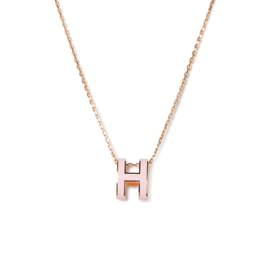 [Revel Jewelry]POP H PEDANT PINK GOLD