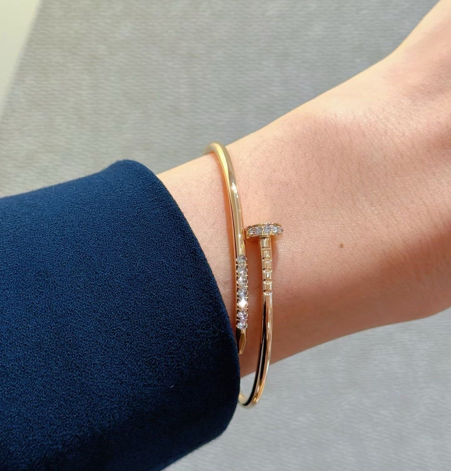 [Revel  Jewelry]JUSTE BRACELET 2.5MM DIAMONDS NEW
