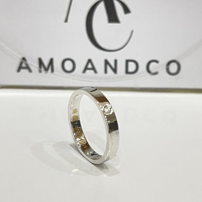 [Revel Jewelry]LOVE RING 4MM 1 DIAMOND