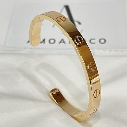 [Revel Jewelry]LOVE BRACELET 6.1MM OPEN CUFF