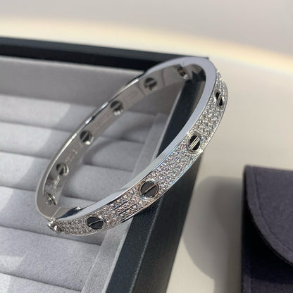[Revel Jewelry]LOVE BRACELET 6.1MM DIAMOND-PAVED CERAMIC