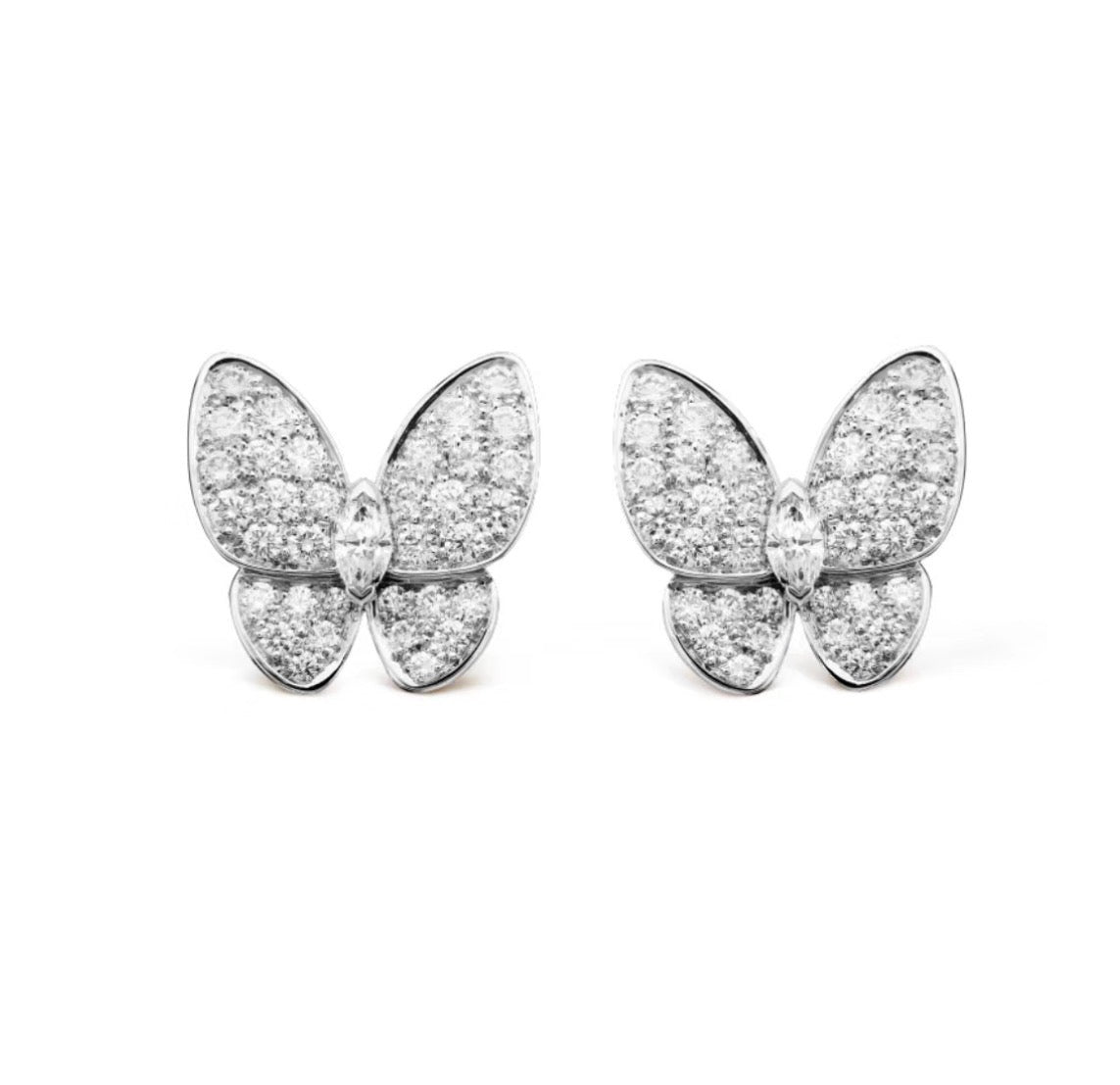 [Revel Jewelry]バタフライオールダイヤモンドイヤリング