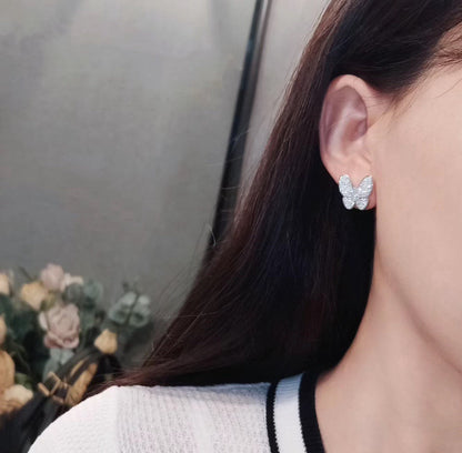 [Revel Jewelry]バタフライオールダイヤモンドイヤリング