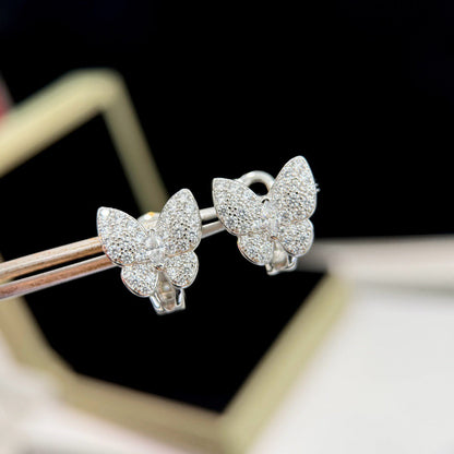 [Revel Jewelry]バタフライオールダイヤモンドイヤリング