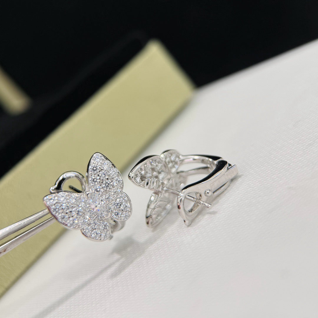 [Revel Jewelry]バタフライオールダイヤモンドイヤリング