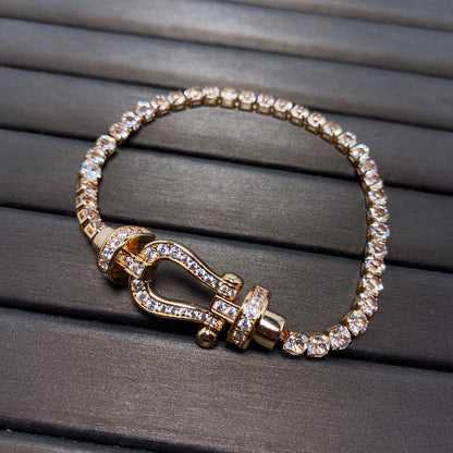 [Revel Jewelry]FORCE  HORSESHOE  DIAMOND TENNIS BRACELET
