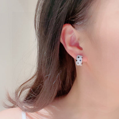 [Revel Jewelry]PANTHERE EARRINGS DIAMONDS