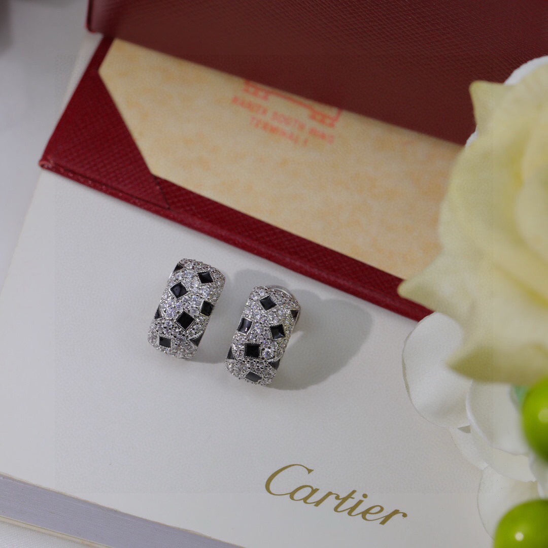 [Revel Jewelry]PANTHERE EARRINGS DIAMONDS