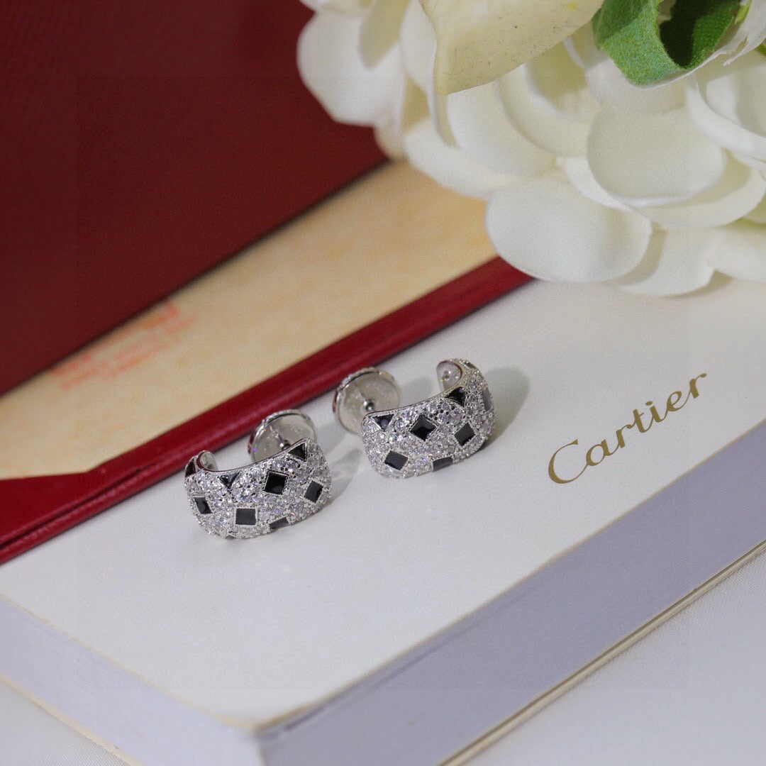[Revel Jewelry]PANTHERE EARRINGS DIAMONDS
