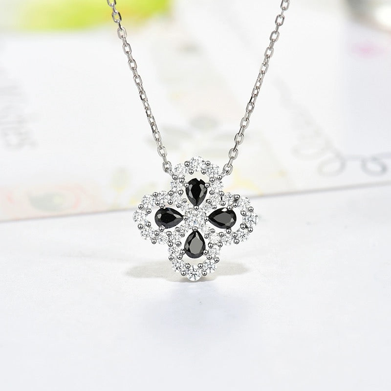 [Revel Jewelry]LOOP NECKLACE FULL MOTIF DIAMOND 16MM MULTIPLE COLORS