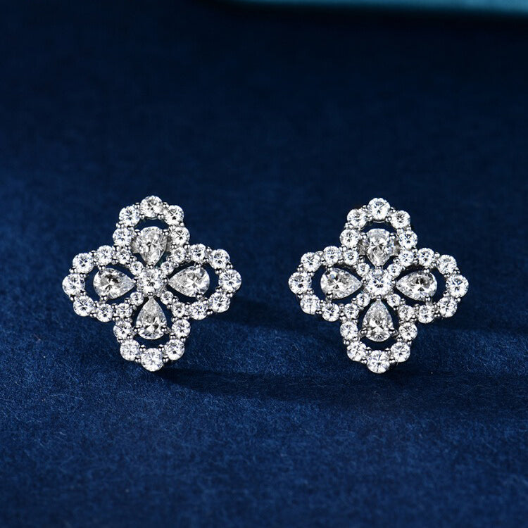 [Revel Jewelry]ループイヤリング フルモチーフ ダイヤモンド 16MM