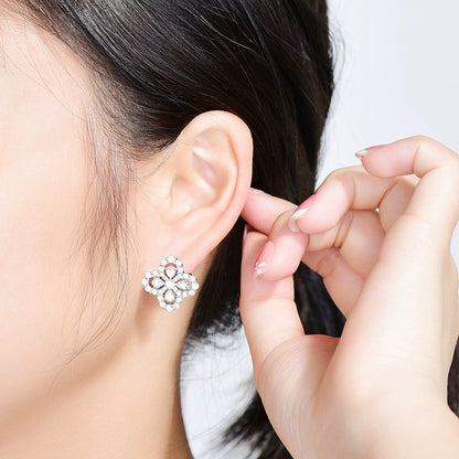 [Revel Jewelry]ループイヤリング フルモチーフ ダイヤモンド 16MM