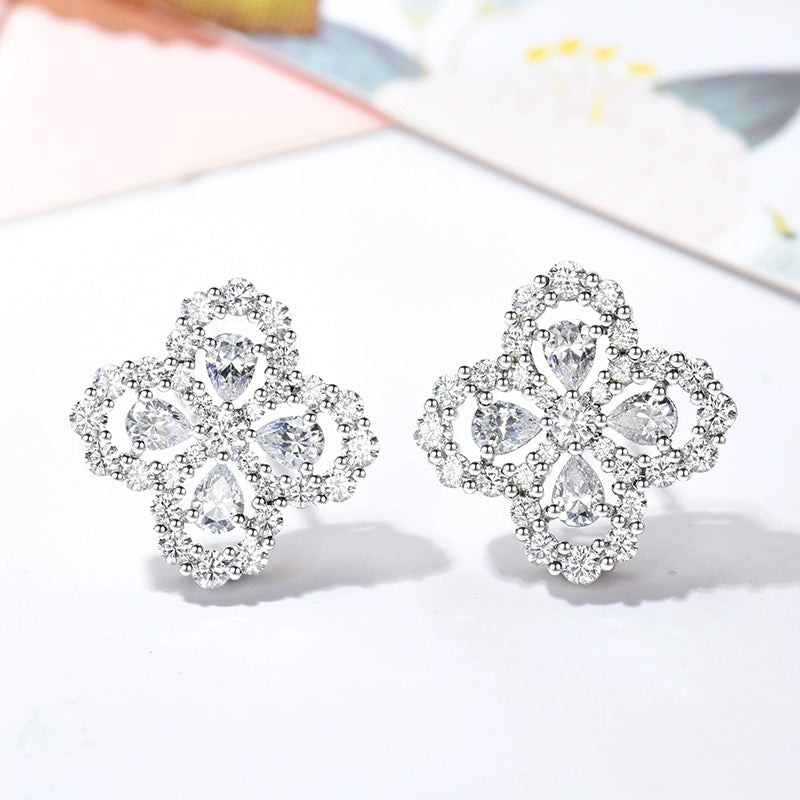 [Revel Jewelry]ループイヤリング フルモチーフ ダイヤモンド 16MM