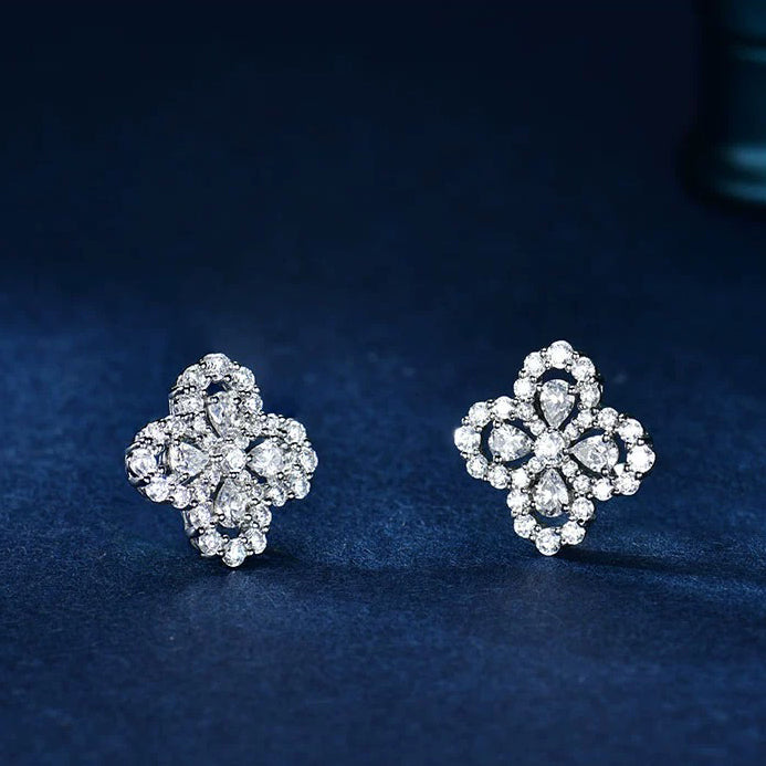 [Revel Jewelry]ループイヤリング フルモチーフ ダイヤモンド 16MM