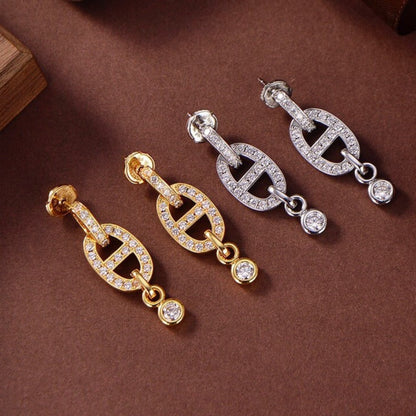 [Revel Jewelry]HM KETTEN-DIAMANT-OHRRINGE