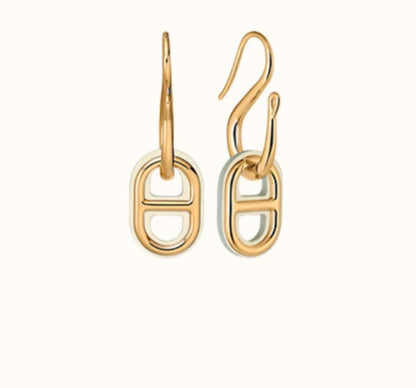[Revel Jewelry]HM O'MAILLON GOLD EARRINGS