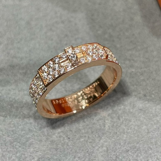 [Revel Jewelry]KELLY PINK GOLD DIAMOND RING