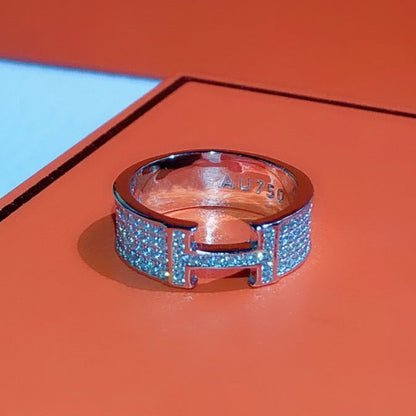 [Revel Jewelry]H RING FULL DIAMOND