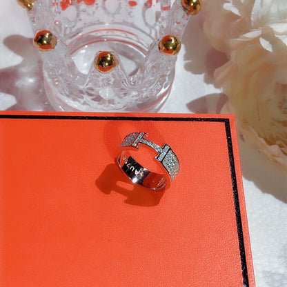 [Revel Jewelry]H RING FULL DIAMOND