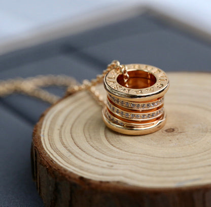 [Revel]ZERO 1 ROSÉGOLD DIAMANT HALSKETTE