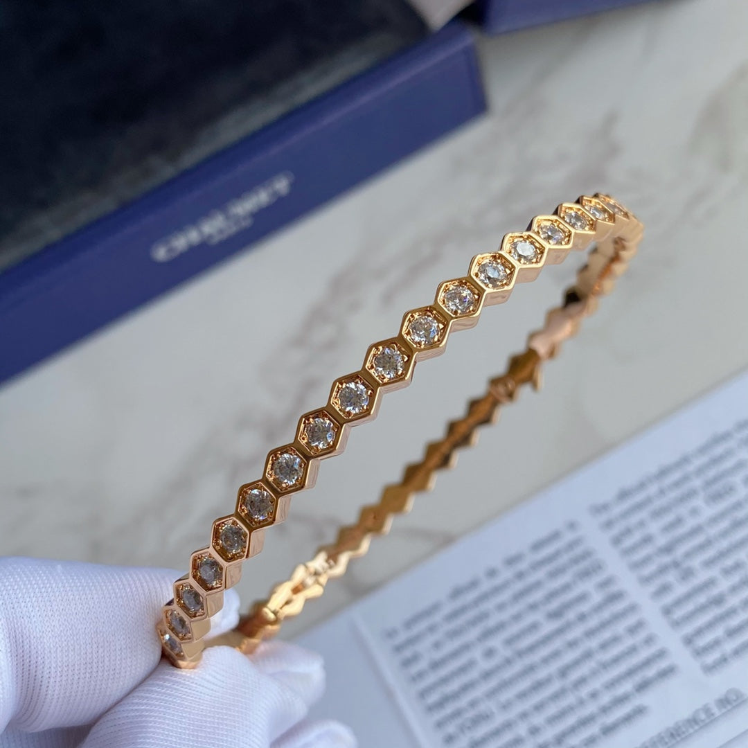 [Revel Jewelry]BEE LOVE GOLD BRACELET FULL DIAMOND