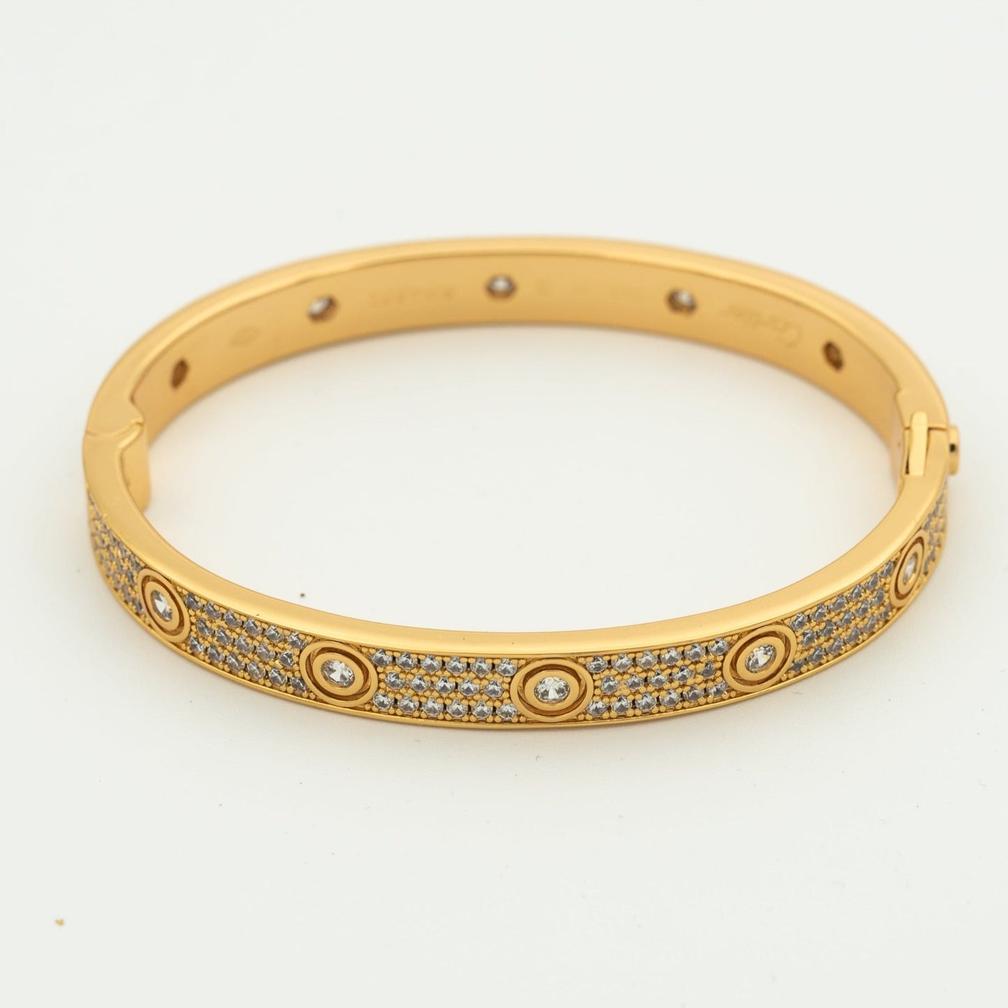 [Revel Jewelry]LOVE BRACELET 6.1MM DIAMOND-PAVED 10 BIG DIAMONDS