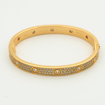 [Revel Jewelry]LOVE BRACELET 6.1MM DIAMOND-PAVED 10 BIG DIAMONDS