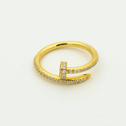[Revel Jewelry]JUSTE RING 1.8MM GOLD DIAMONDS