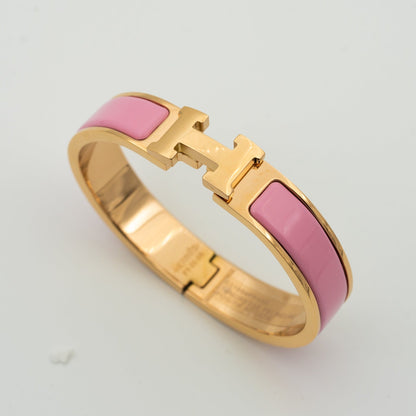 [Revel Jewelry]H PINK BRACELET