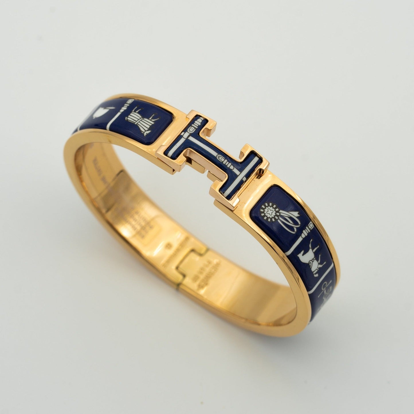 [Revel Jewelry]H BRACELET BLUE CERAMIC