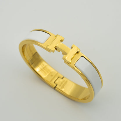 [Revel Jewelry]H WHITE BRACELET