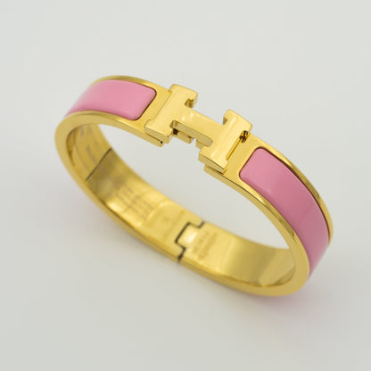 [Revel Jewelry]H PINK BRACELET