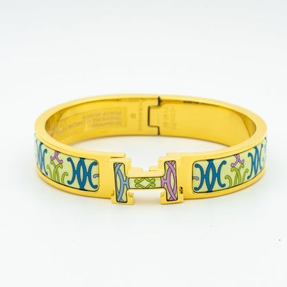 [Revel Jewelry]H BRACELET BEIGE MULTICOLOR