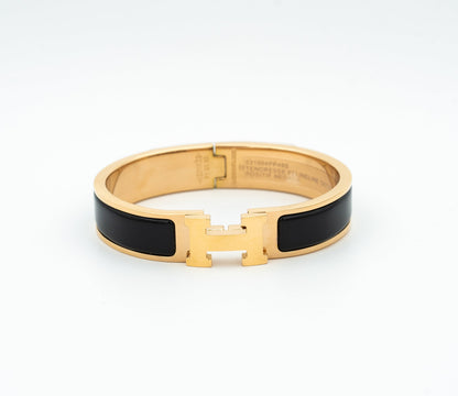 [Revel Jewelry]H BLACK BRACELET