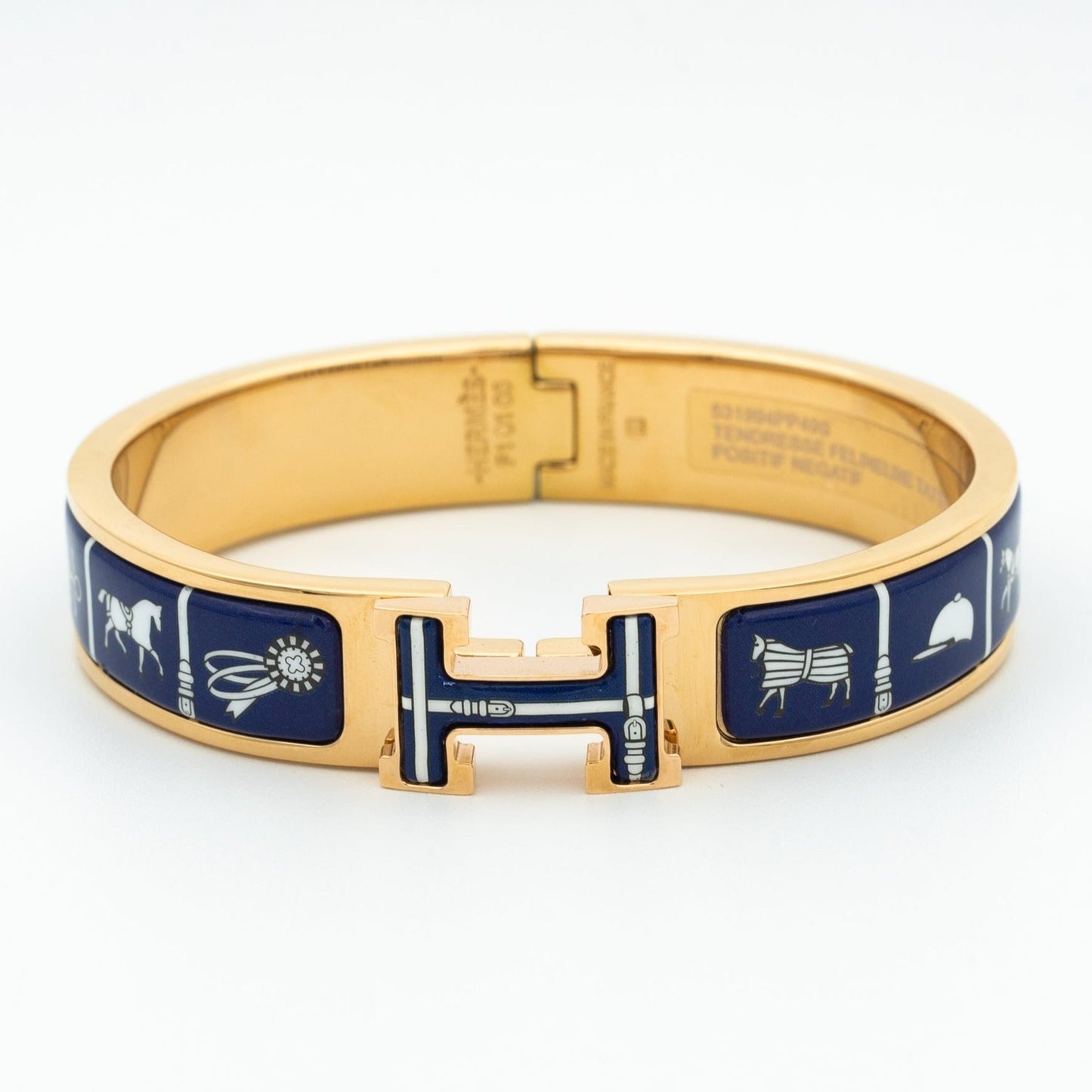 [Revel Jewelry]H BRACELET BLUE CERAMIC