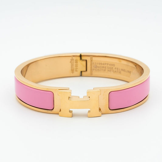 [Revel Jewelry]H PINK BRACELET