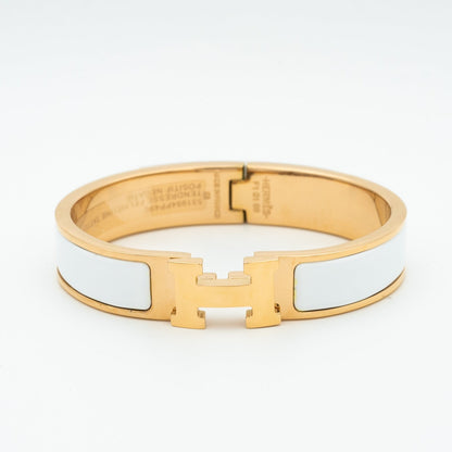 [Revel Jewelry]H WHITE BRACELET