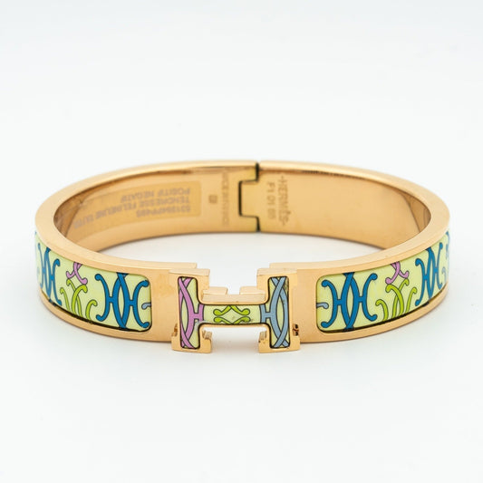 [Revel Jewelry]H BRACELET BEIGE MULTICOLOR